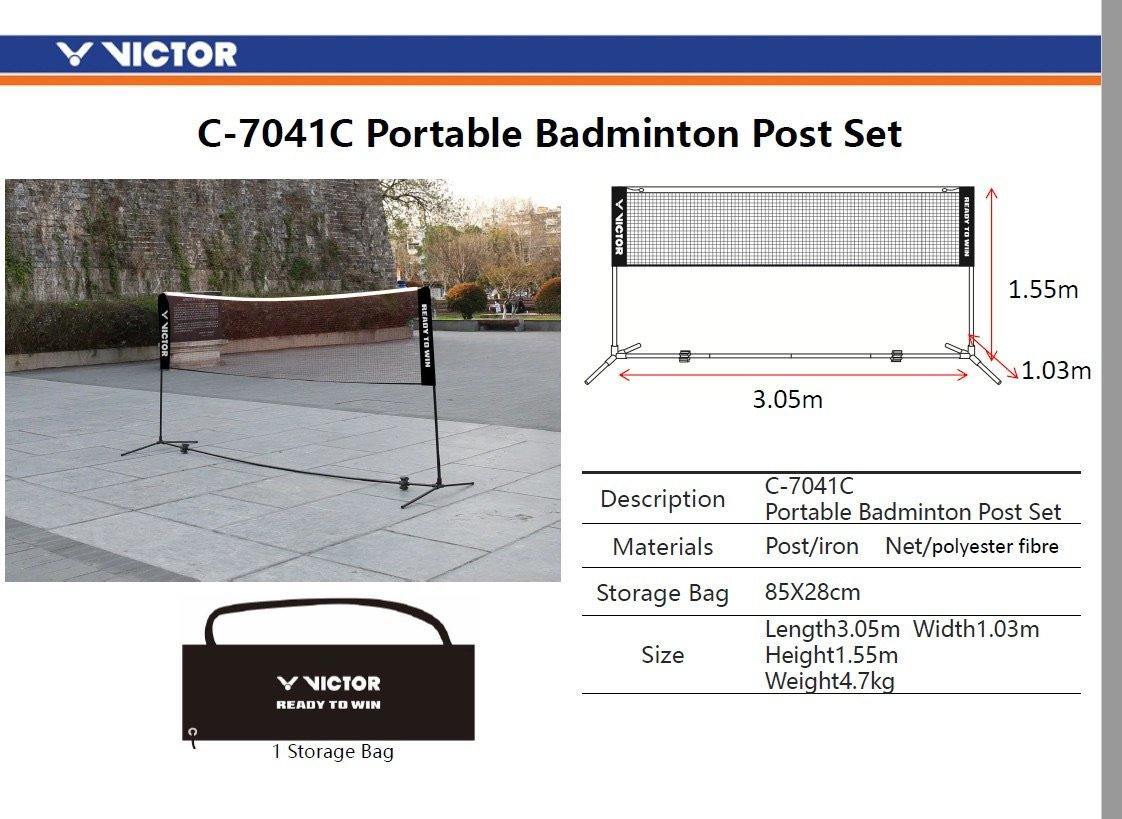 Victor Free Standing Badminton Post & Net System